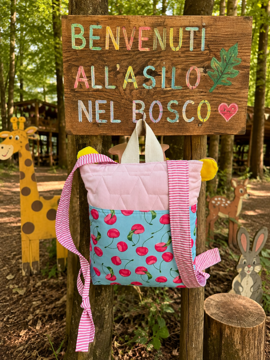Zaino asilo nuvola GIRAFFA