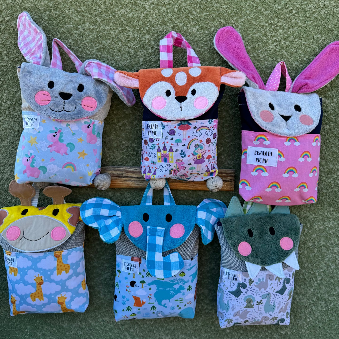 Sacca porta merenda ELEFANTE