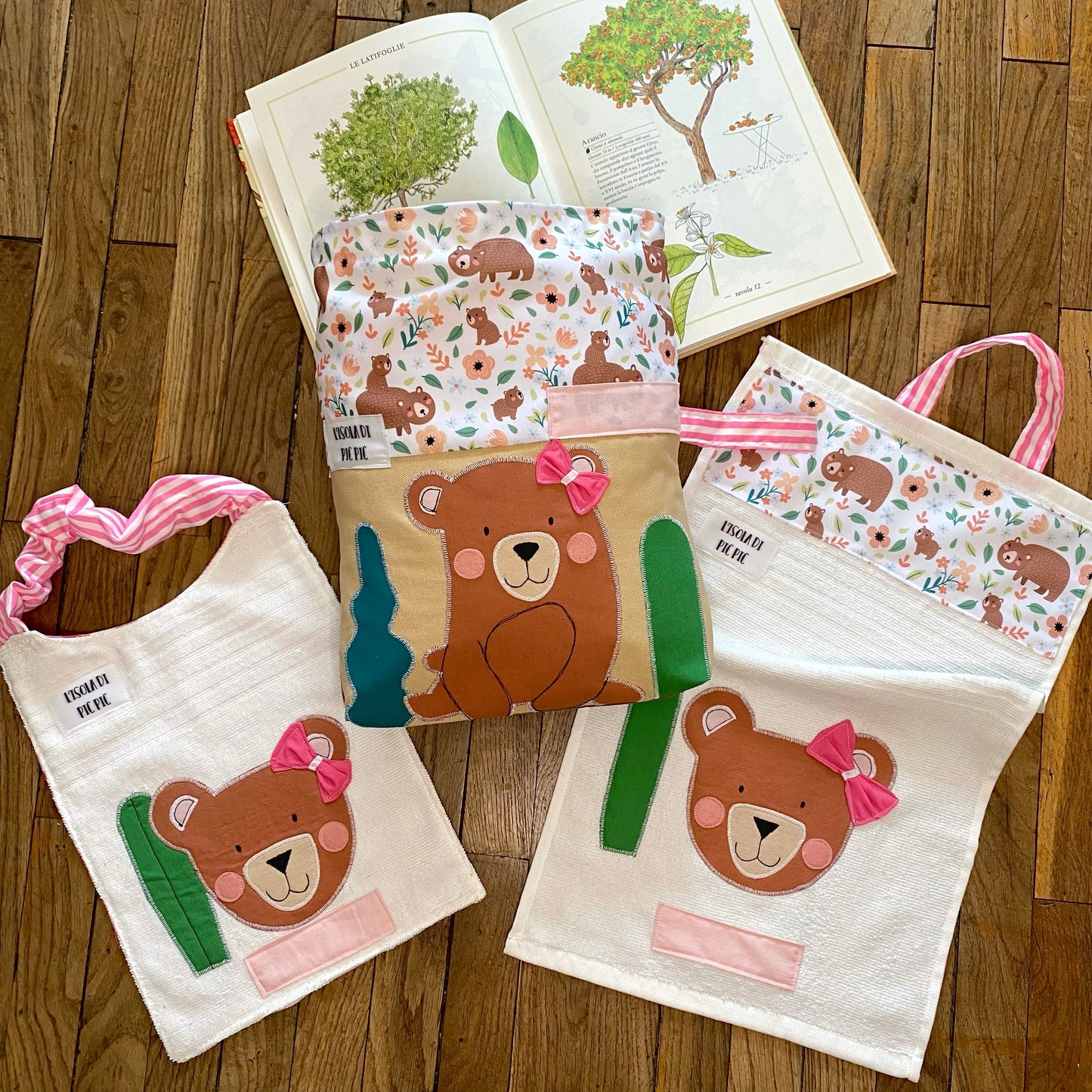 Set asilo ORSETTO ROSA