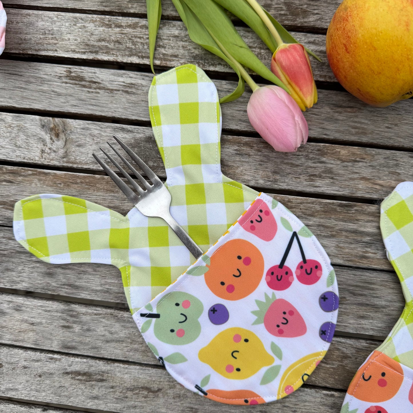 Porta posate coniglietto