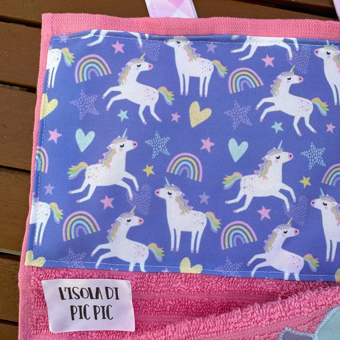 Asciugamano asilo UNICORNO