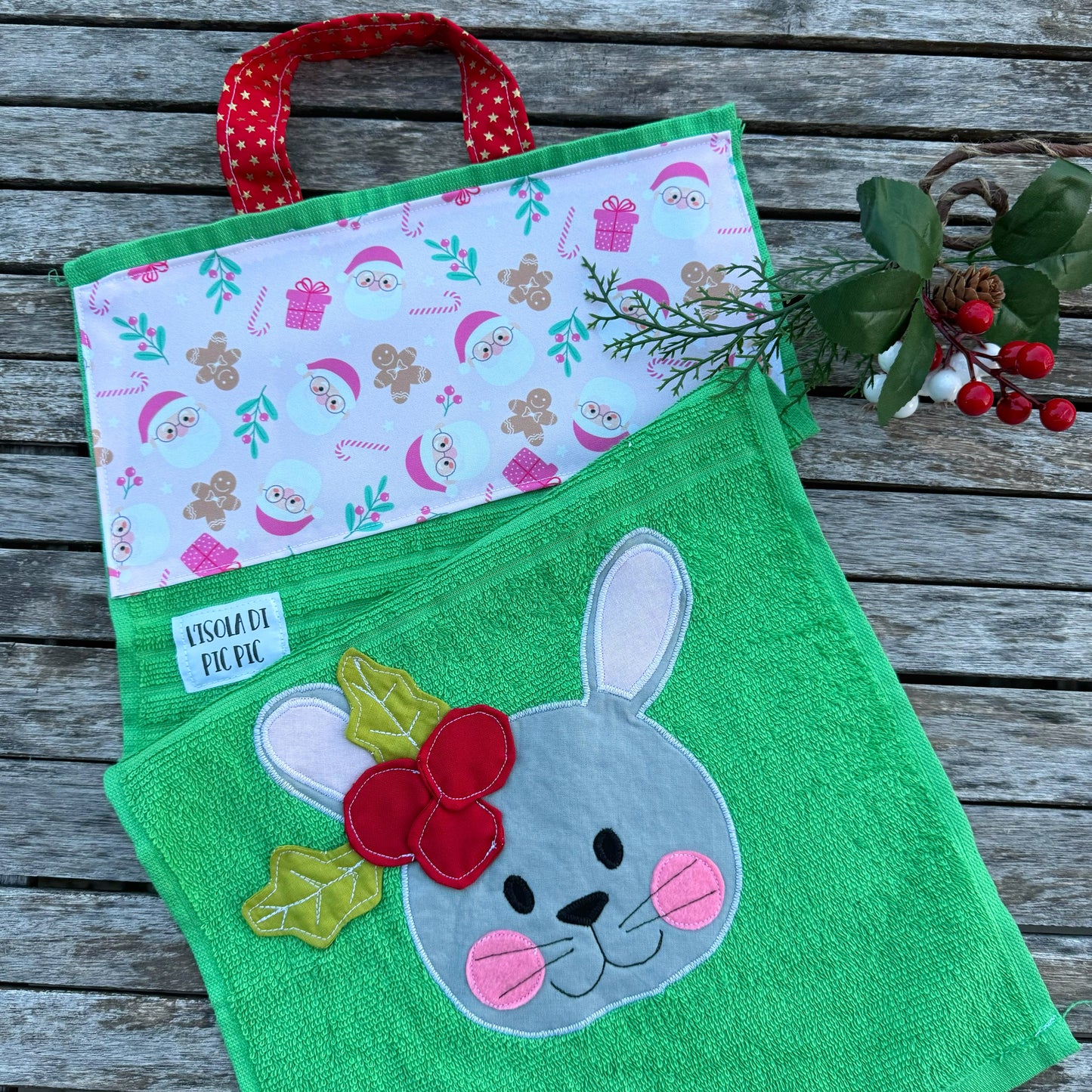 Asciugamano asilo CONIGLIETTO