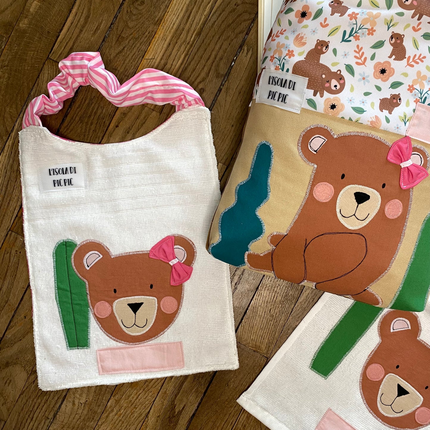 Set asilo ORSETTO ROSA
