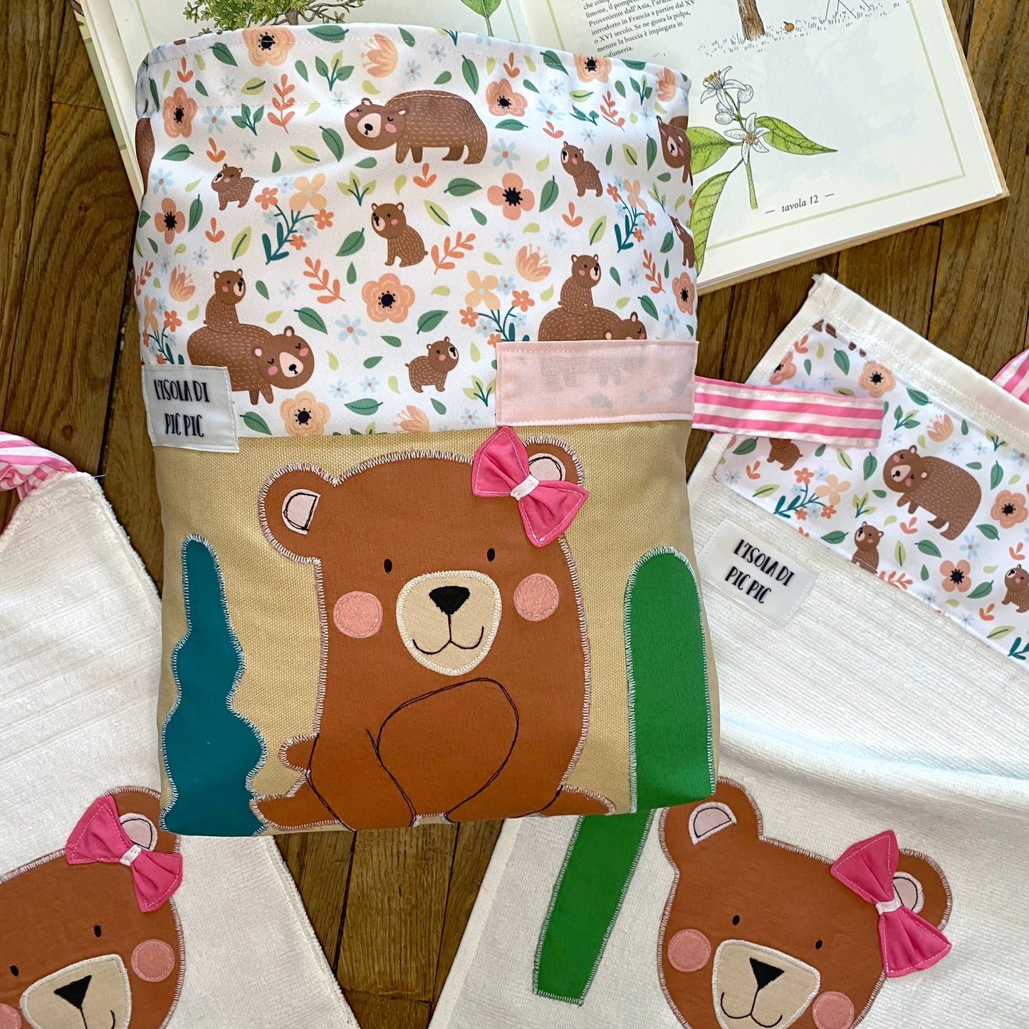Set asilo ORSETTO ROSA