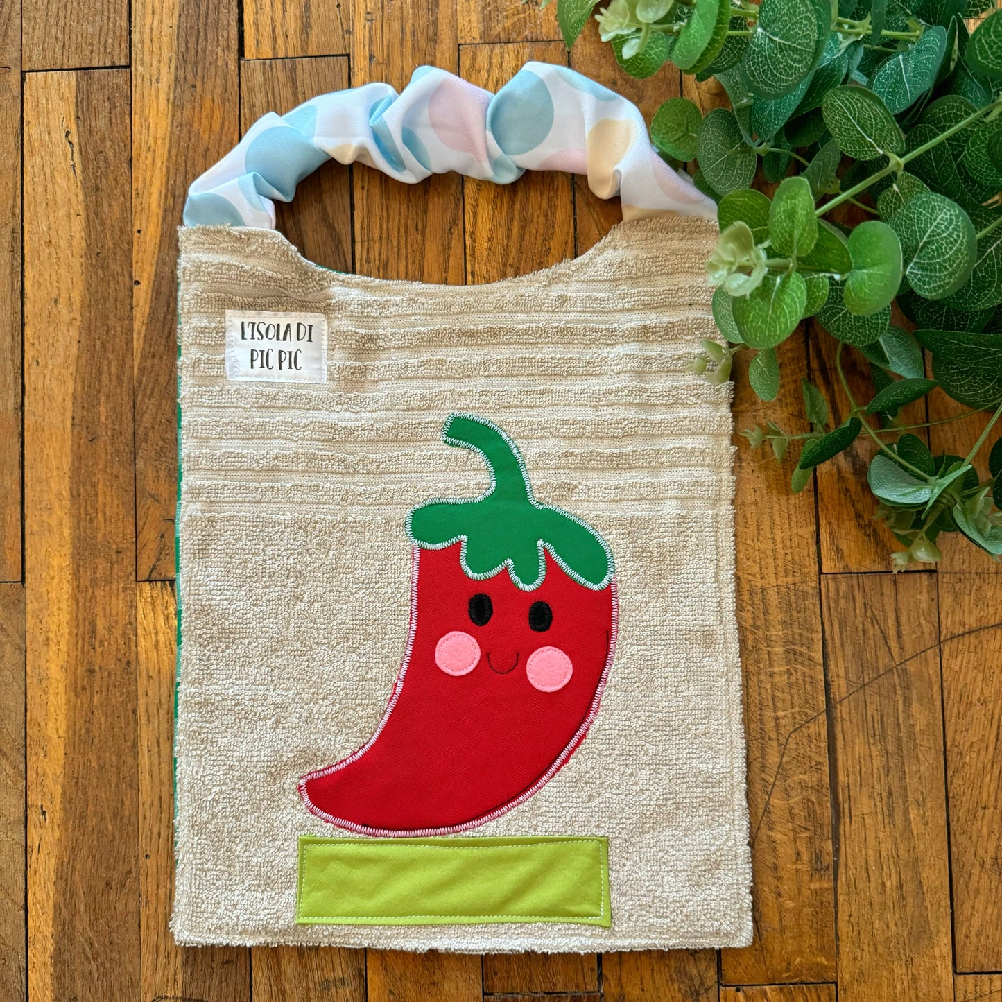 Bavaglino asilo nido e materna PEPERONCINO