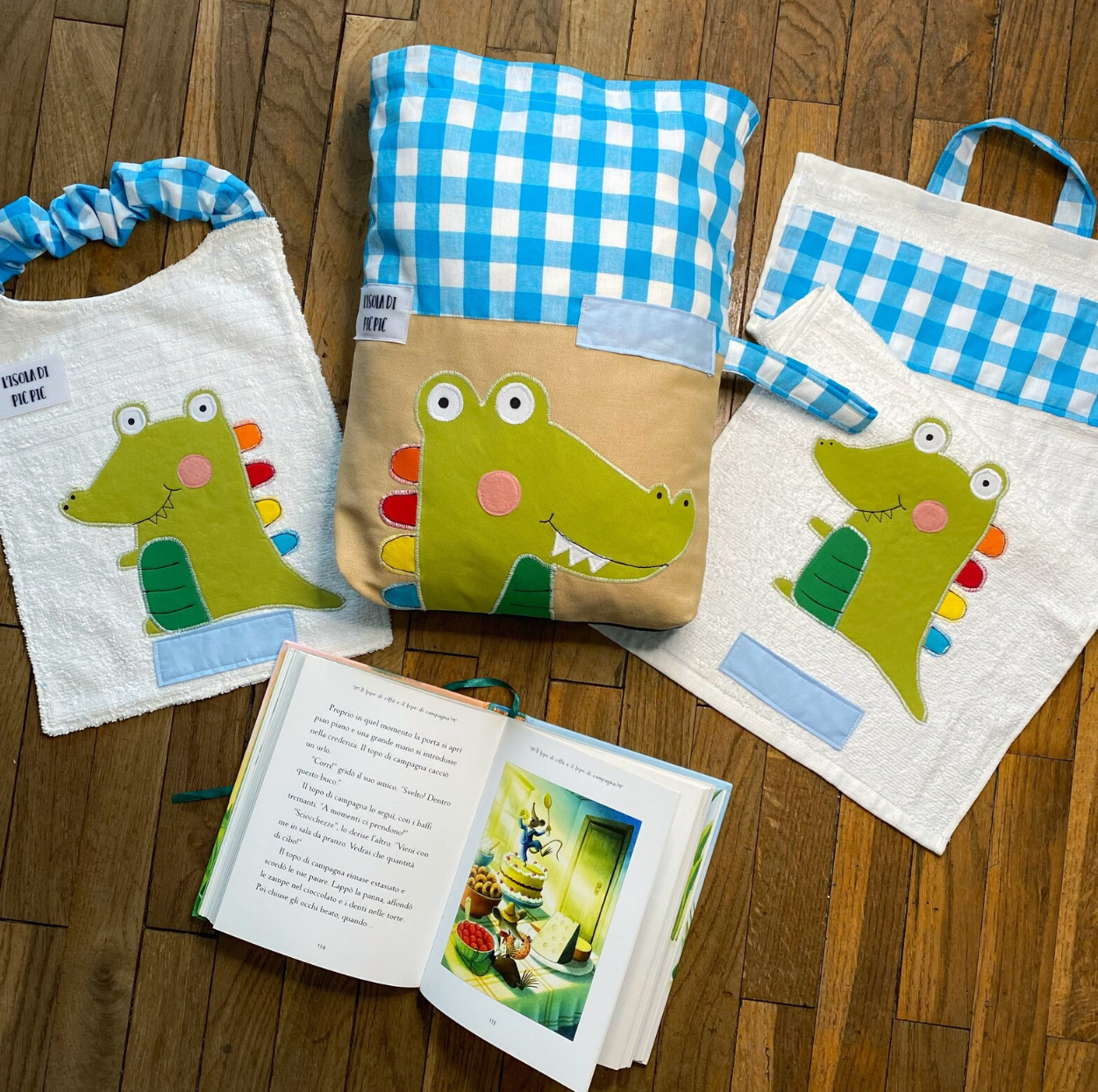 Set asilo COCCODRILLO