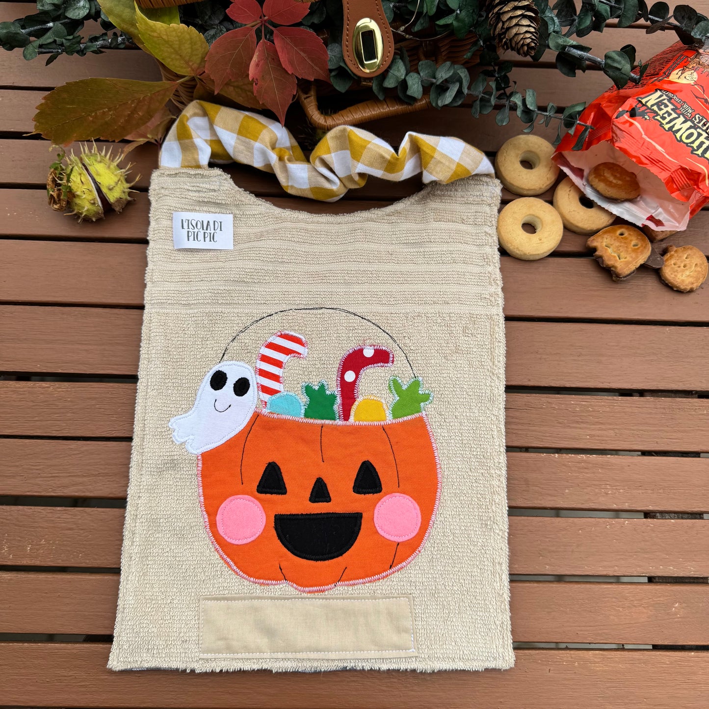 Bavaglino asilo HALLOWEEN