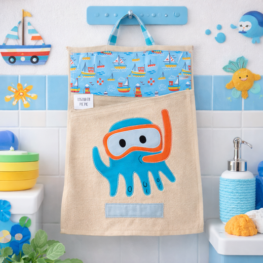 Asciugamano asilo POLPO