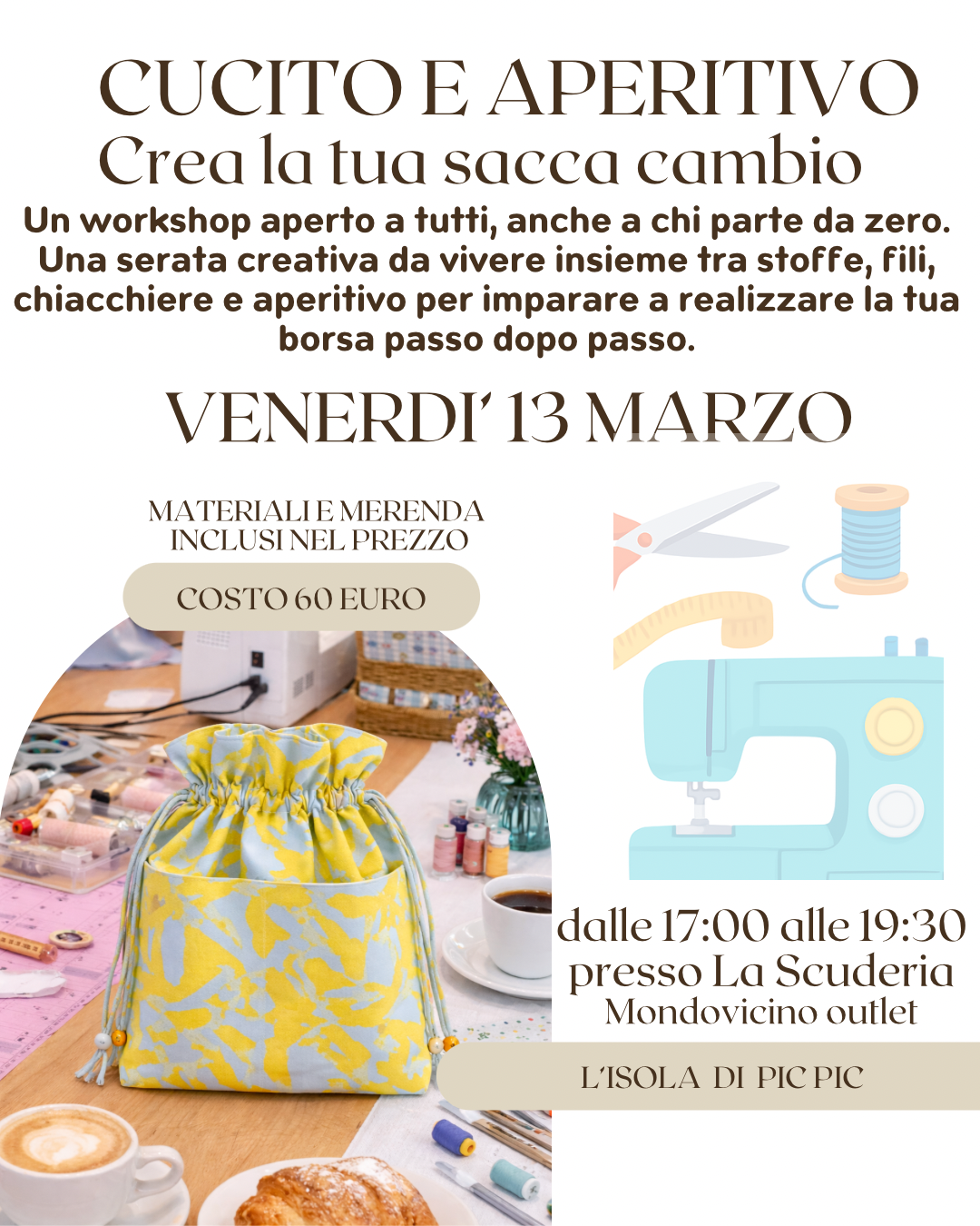 WORKSHOP CREA LA TUA SACCA CAMBIO