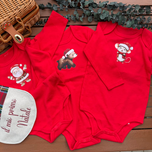 Body di Natale per bambini 18/24 mesi