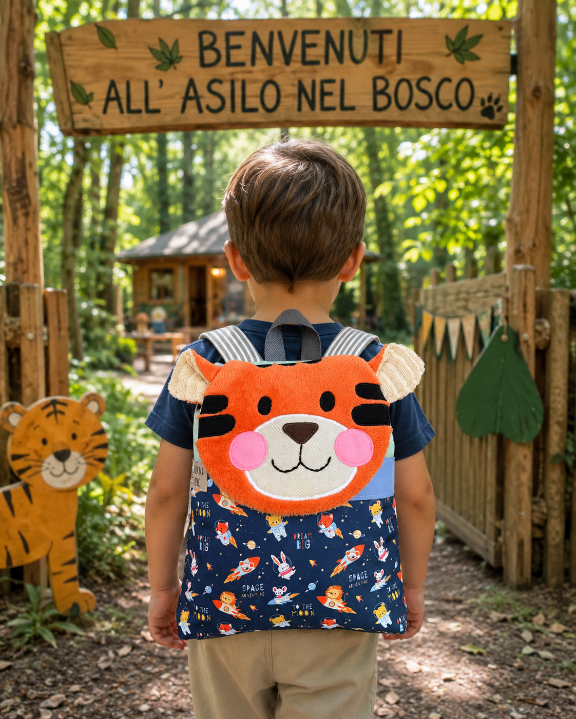 Zaino asilo nuvola TIGRE