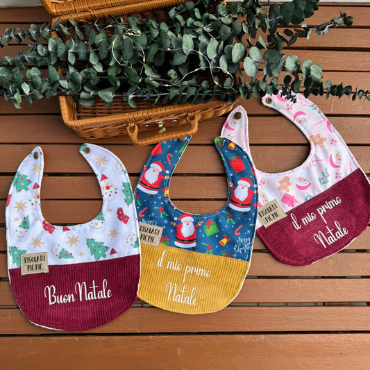 Bavaglino di Natale in velluto