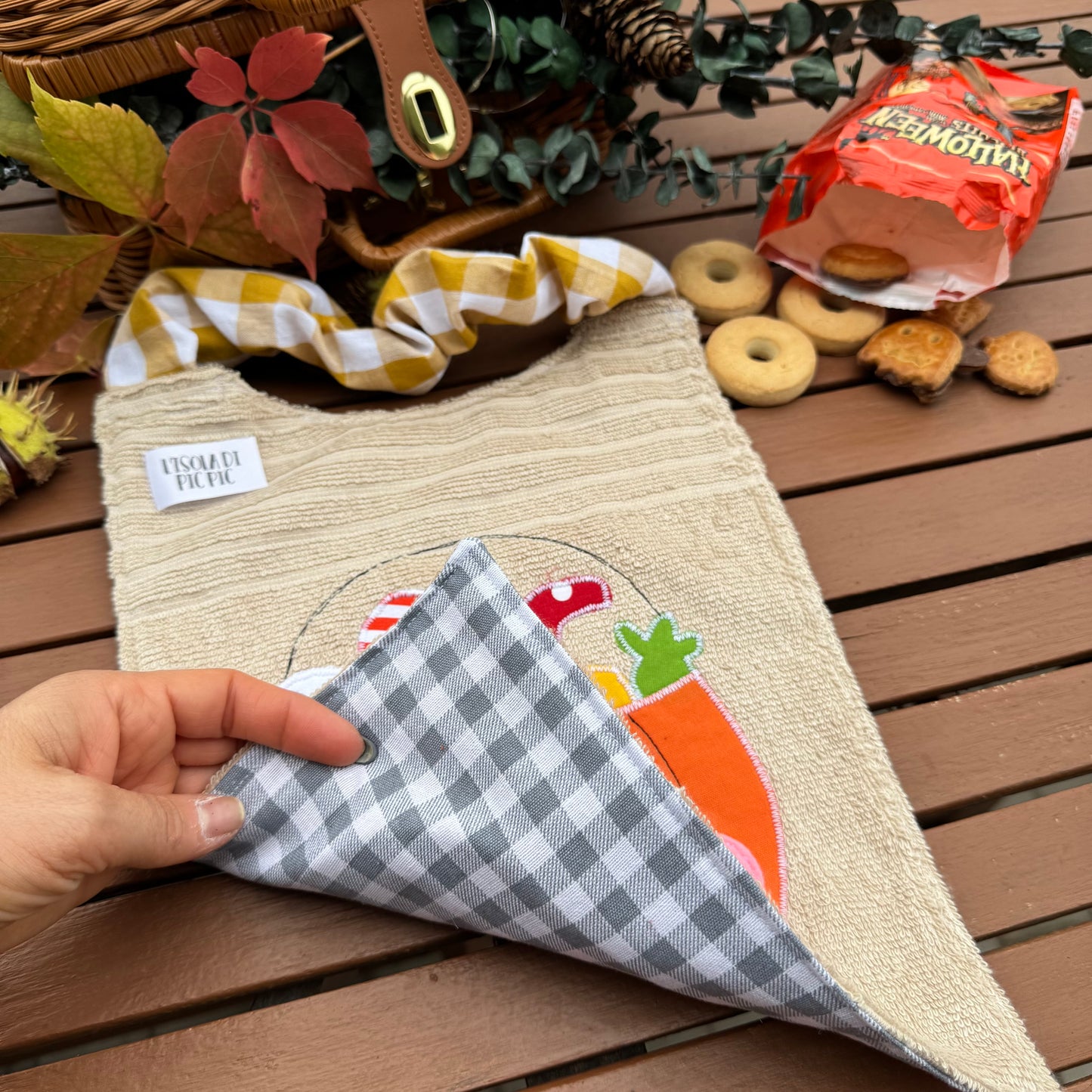 Bavaglino asilo HALLOWEEN