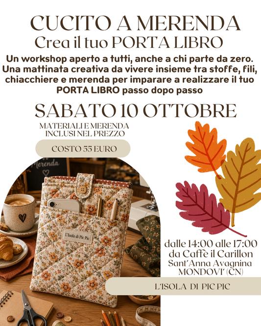 CREA IL TUO PORTA LIBRO (MONDOVÌ)