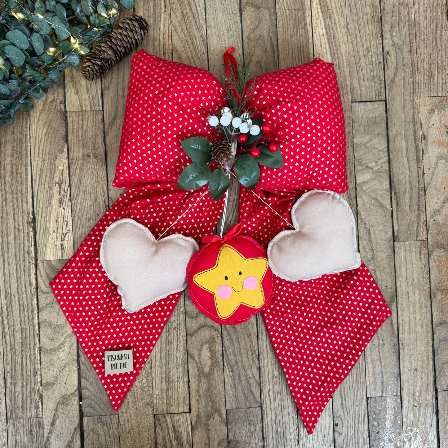 Fiocco di NATALE stella dei desideri