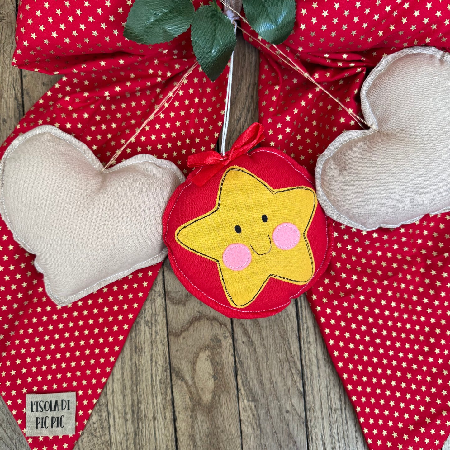 Fiocco di NATALE stella dei desideri