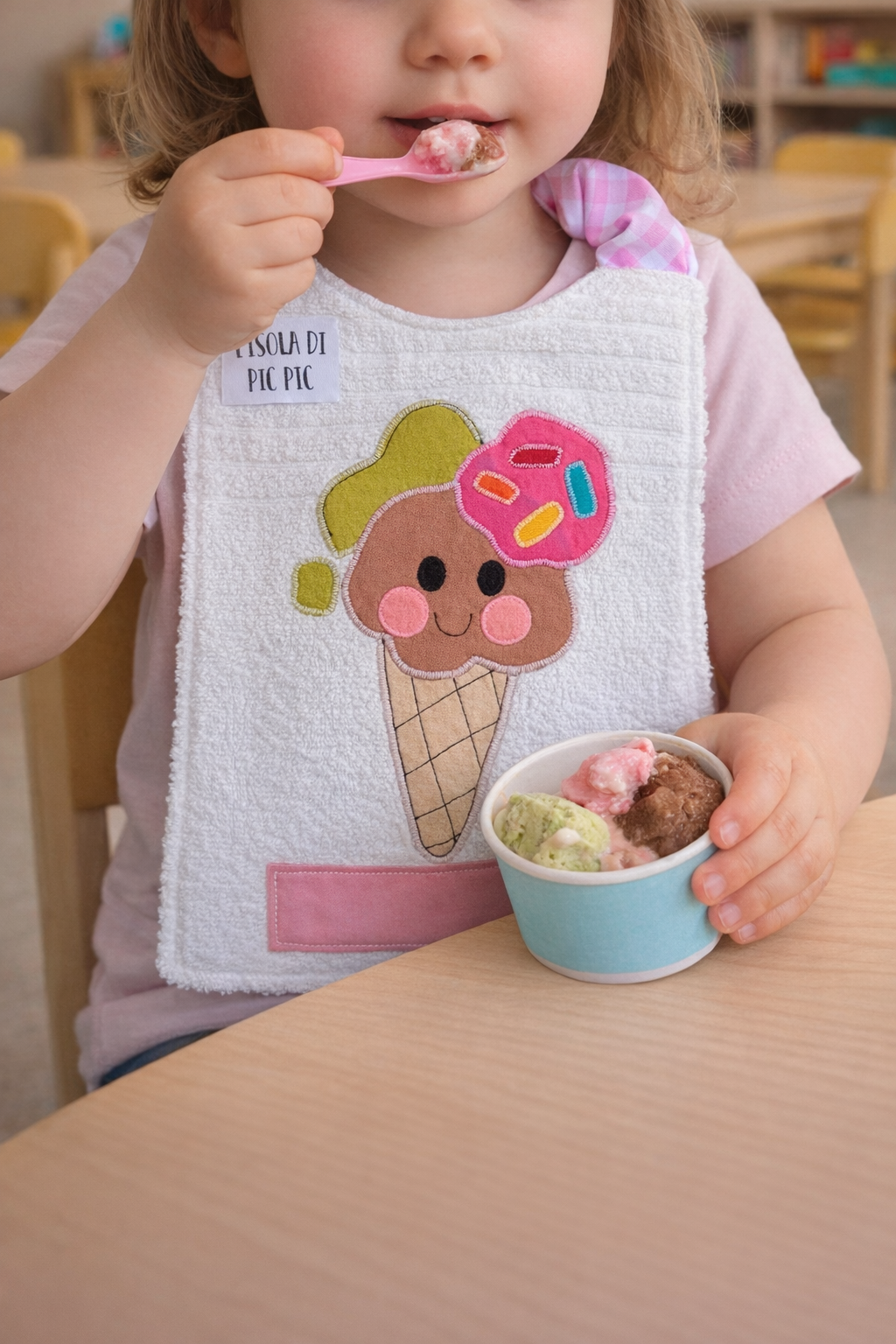 Bavaglino asilo nido e materna GELATO