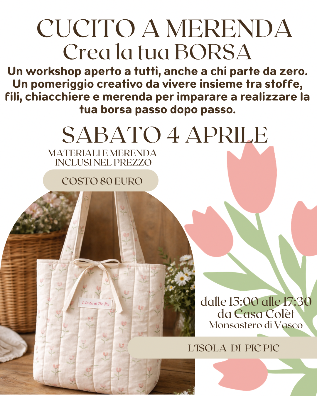 WORKSHOP CREA LA TUA BORSA