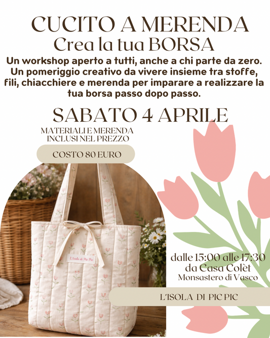 WORKSHOP CREA LA TUA BORSA
