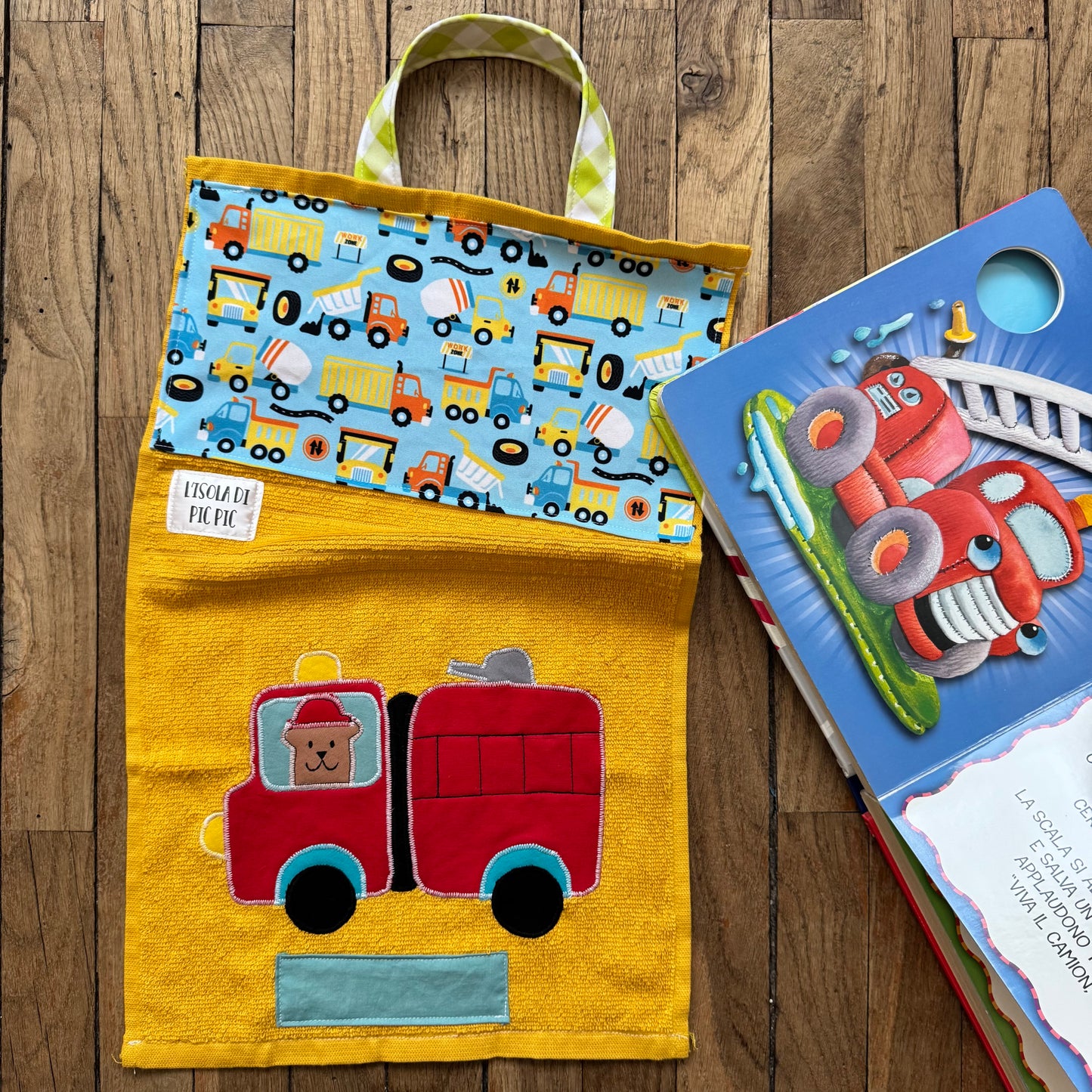 Asciugamano asilo POMPIERI