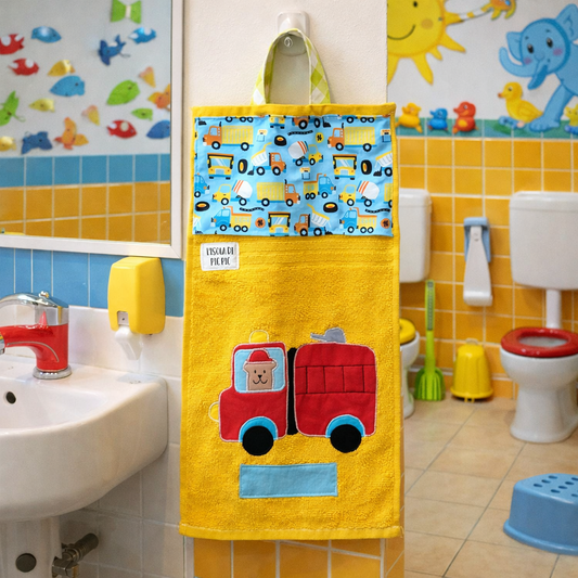 Asciugamano asilo POMPIERI