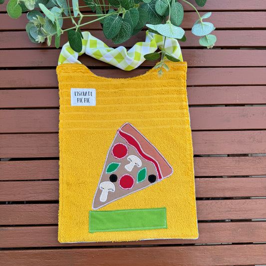 Bavaglino asilo nido e materna PIZZA