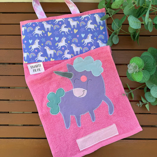 Asciugamano asilo UNICORNO