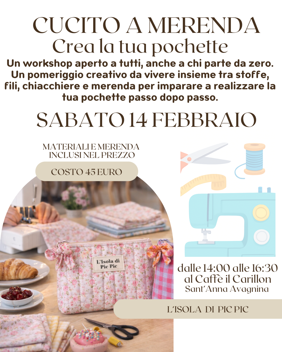WORKSHOP CREA LA TUA POCHETTE