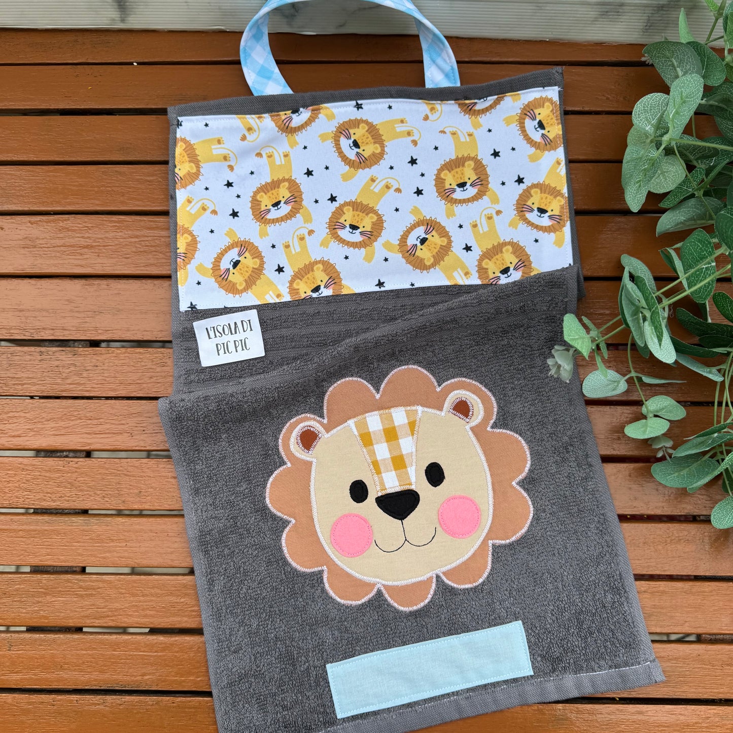 Asciugamano asilo LEONE