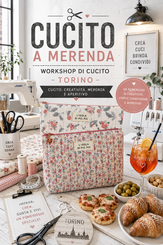 WORKSHOP TORINO CREA LA TUA POCHETTE